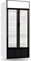 Alfa Dubbele Horeca Display Koelkast | Glazen Klapdeuren | 800 Liter | 880 x 750 x 2001 mm