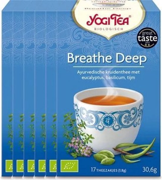 Yogi Tea Breathe Deep tray 6 stuks
