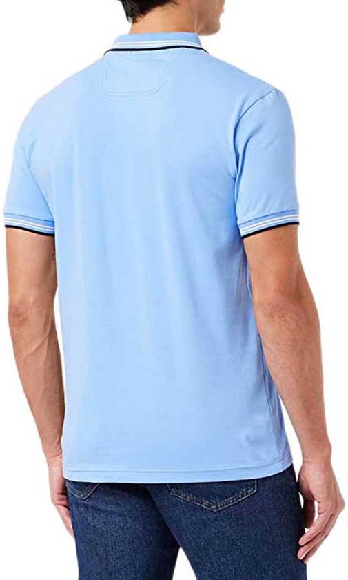 Boss Paul Curved 10241733 01 Polo Met Korte Mouwen Heren Bright Blue M 