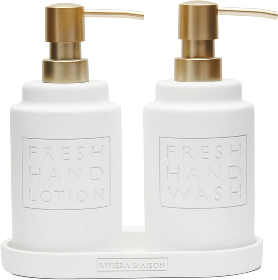 Riviera Maison Zeeppompje, handzeep & Dispenser Handlotion set Fresh