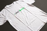 Shirt - Onlygames - Wurban Wear | Grappig shirt | Gaming | Unisex tshirt | Wit & Zwart