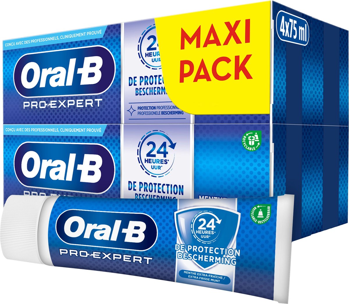 Oral-B Pro-Expert - Professional Protection - Tandpasta 4x75ml - Oral B