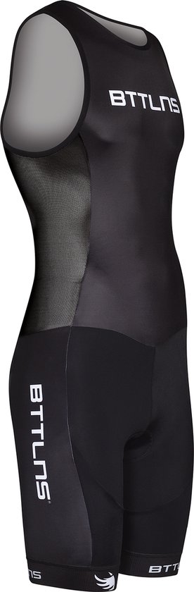 BTTLNS trisuit | triathlon pak | trisuit mouwloos heren | Nemesis 1.0 |  zwart | XS | bol.com