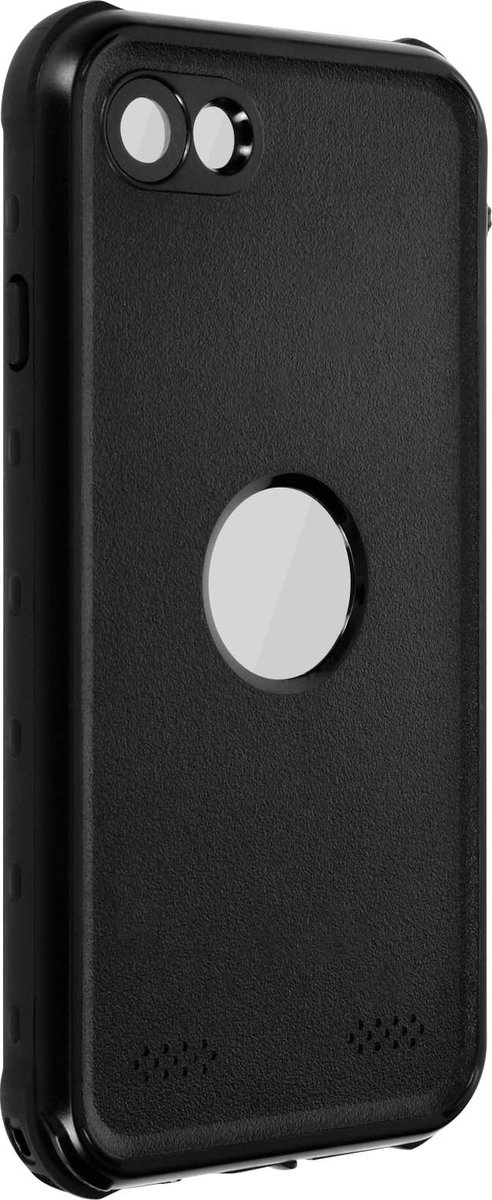 iPhone 7/8/SE 2020 Hoes + Screenprotector Waterdicht 2m Redpepper – Zwart