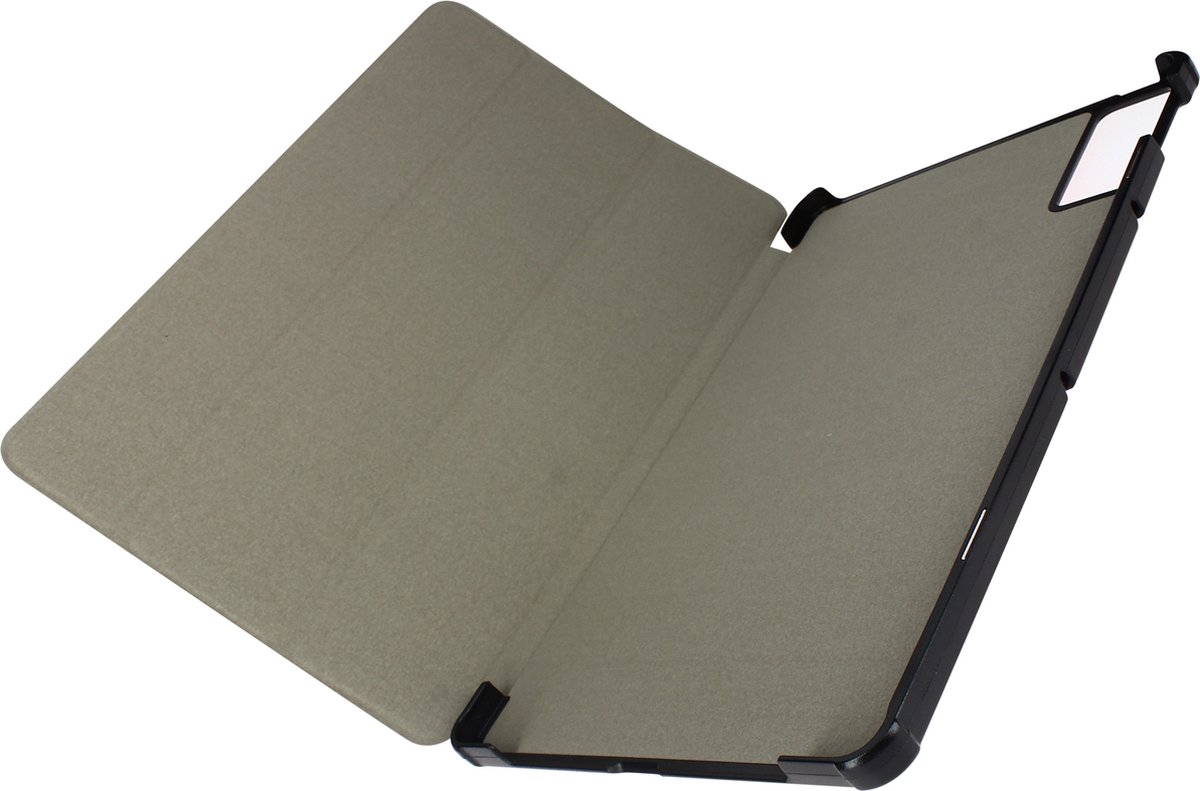 Geschikt voor Xiaomi RedmiPad 10.6 Hoesje Flip Video-steun+toetsenbord Tri-Fold – Rood