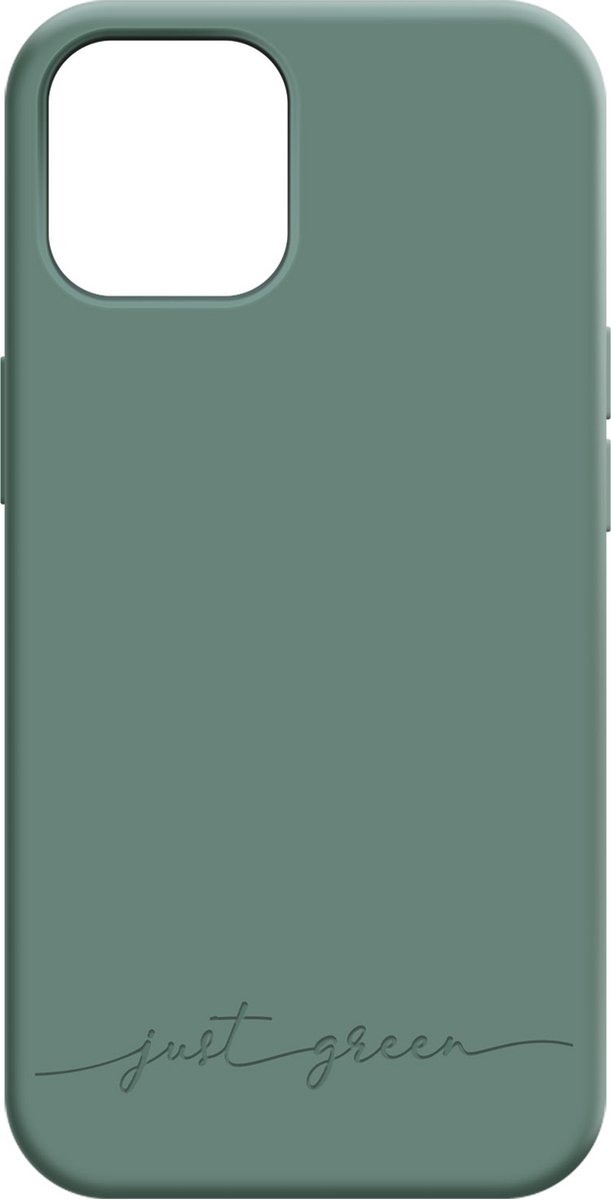 Apple iPhone 12/12 Pro biologisch afbreekbaar, Just Green groen hoesje