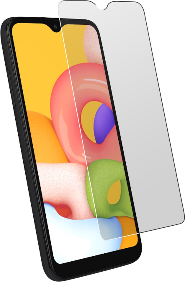 Gehard Glas Geschikt voor Samsung Galaxy A01 9H Anti-vlekken transparant
