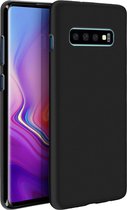 Geschikt voor Samsung Galaxy S10 Plus Case Sterk Soepel en Flexibel Siliconegel Zwart