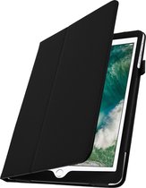 Geschikt voor Apple iPad Air/iPad 9.7/5 hoesje Interieur Soft Touch Stand Functie - Zwart