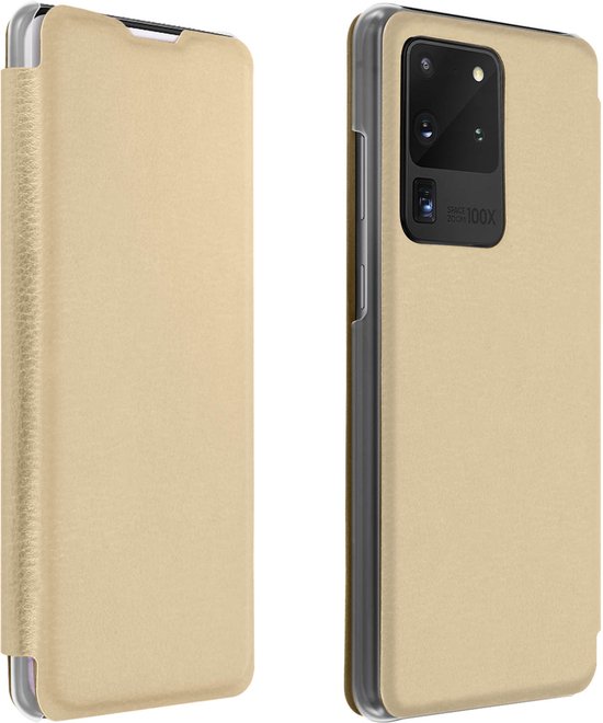 Custodia Portafoglio In Pelle PU Per Samsung Galaxy S20 Ultra – Con Slot Porta Carte E Supporto, Magnetica (Marrone) - 3