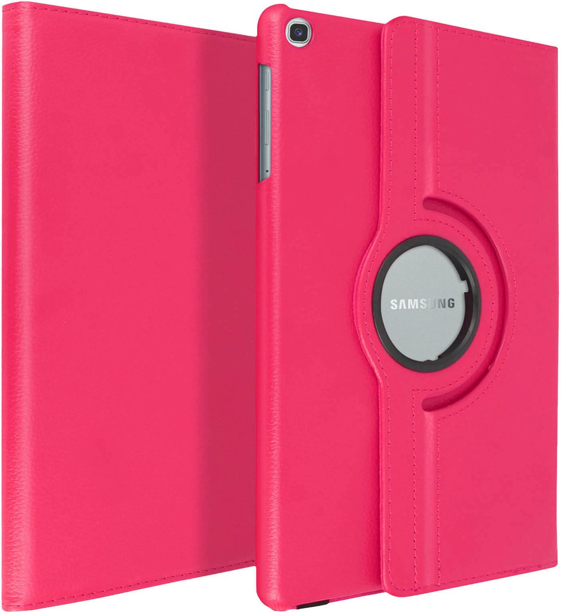 Geschikt voor Samsung Galaxy Tab A 10.1 2019 Flip Cover 360° Roterende Standaard roze