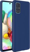 IMAK UC-1 Series TPU Mat Hoesje Geschikt voor Samsung Galaxy A71 Blauw