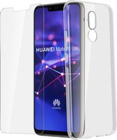 Geschikt voor Huawei Mate 20 lite Back Cover + Gehard Glas - Transparant