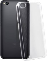 Geschikt voor Xiaomi Redmi 5A/Go Case Resistant Soft Flexible Gel Silicone transparant