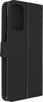 Cover Geschikt voor Samsung Galaxy M52 5G Flip Wallet Stand Video zwarte