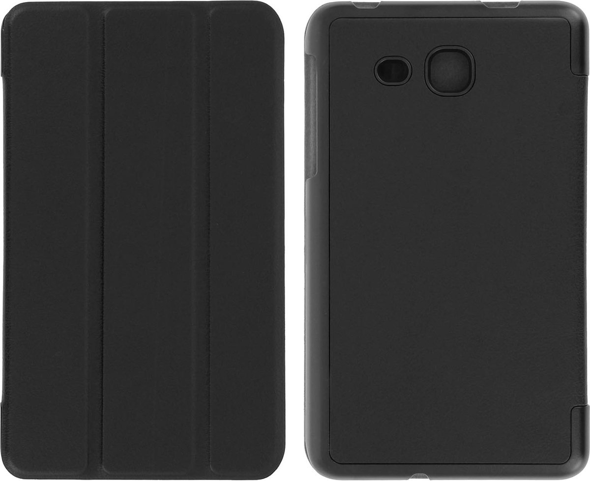 Avizar Foliohoes Geschikt voor Samsung Tab A6 7 / Tab A 7 Magnetische video-/toetsenbordhouder, zwart, Zwart