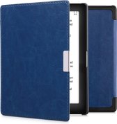 kwmobile case geschikt voor Kobo Aura Edition 1 hoes - Met magnetische sluiting - E reader cover van kunstleer - In blauw