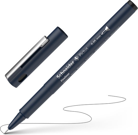 Schneider fineliner - Pictus - lijnbreedte 0,05mm - zwart - S-197001