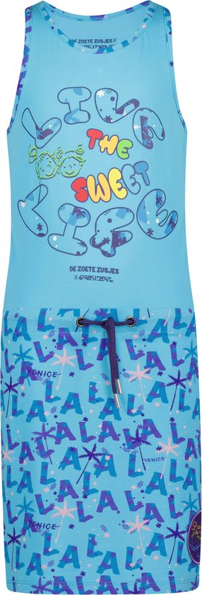 4PRESIDENT Meisjes jurk - Lala AOP - Maat 98 - Meisjes jurken