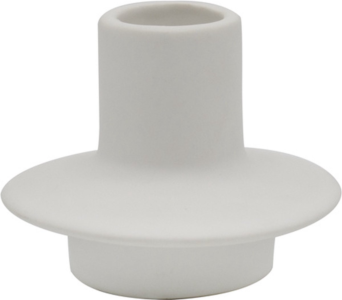 Scentchips® Uno Chique Wit kandelaar dinerkaars