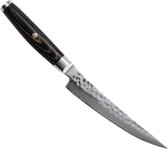 Couteau à désosser Yaxell Ketu - 15 cm Acier SG2, 63 HRC, manche en Wood de Pakka Zwart - Handgemaakt au Japon