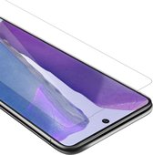 Cadorabo Screenprotector voor Samsung Galaxy NOTE 20 - Pantser film Beschermende film in KRISTALHELDER Geharde (Tempered) display beschermglas in 9H hardheid met 3D Touch