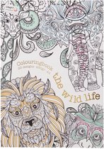 Craft Sensations kleurboek - The Wild Life - Colouringbook - Luxe Kleurboek voor volwassenen - Kleurboek hard cover 20 designs