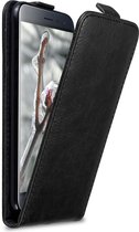 Cadorabo Hoesje voor Asus ZenFone 3 (5.2 inch) in ZWARTE NACHT - Beschermhoes in flip design Case Cover met magnetische sluiting