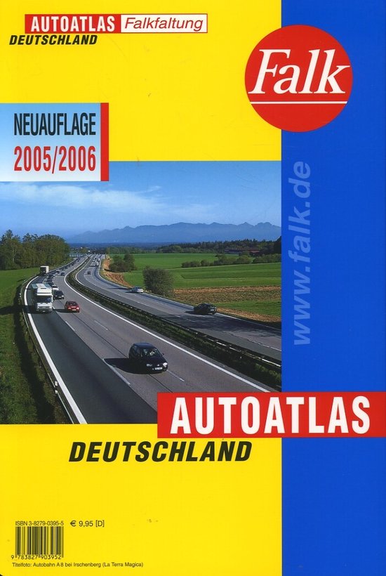 Duitsland Grote Atlas Falk vouwwijze - cover
