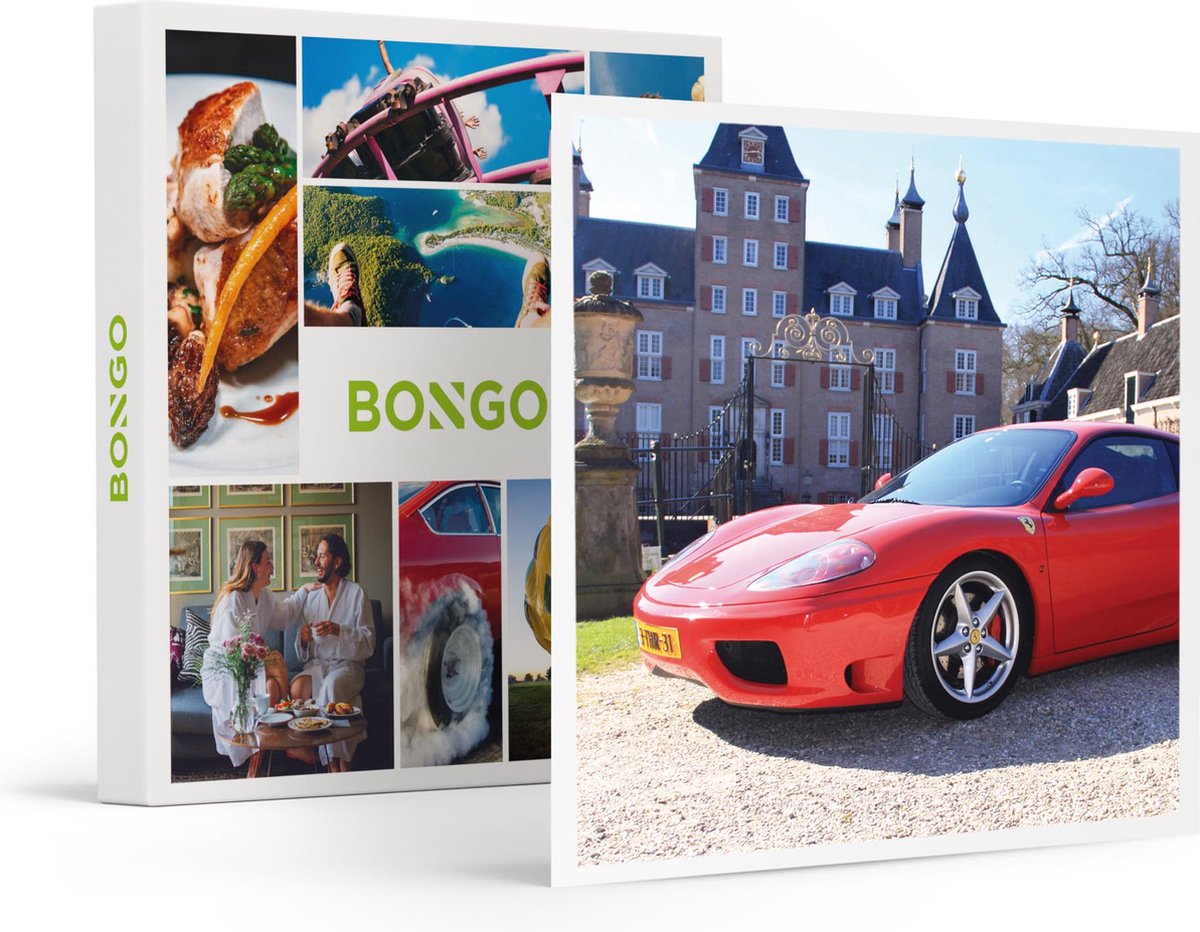 Bongo Bon België - 20 minuten rijden in een Ferrari 360 Modena inclusief een aandenken Cadeaubon - Cadeaukaart cadeau voor man of vrouw | 15 adembenemende rij-ervaringen