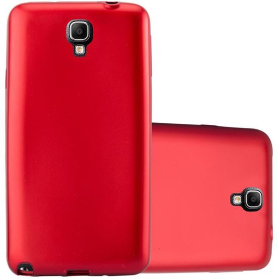 Coque Cadorabo pour Samsung Galaxy NOTE 3 NEO en ROUGE MÉTALLISÉ - Housse de protection en silicone TPU flexible Case Cover