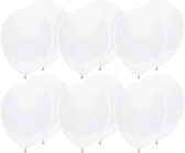 Haza Ballonnen verjaardag/thema feest - 200x stuks - wit - 29 cm