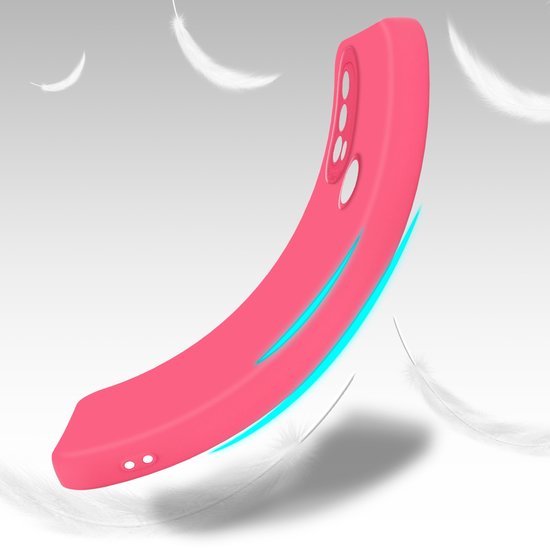 Coque Cadorabo pour Motorola MOTO E20 en ROUGE FLUIDE - Coque de protection en silicone TPU souple