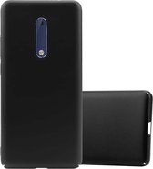 Coque Cadorabo pour Nokia 5 2017 en METAL BLACK - Coque de protection rigide en aspect métal contre les rayures et les chocs