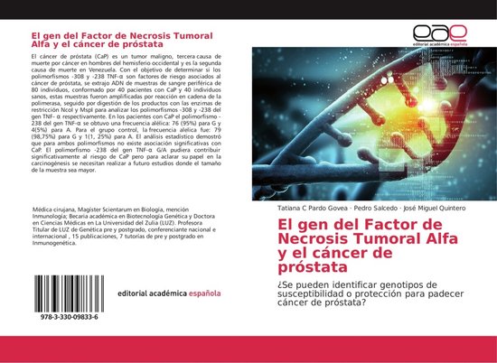 El gen del Factor de Necrosis Tumoral Alfa y el cáncer de p ... - cover