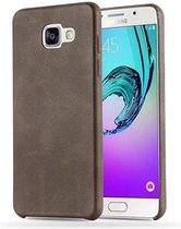 Cadorabo Hoesje geschikt voor Samsung Galaxy A5 2015 in VINTAGE BRUIN - Hard Case Cover beschermhoes van imitatieleer