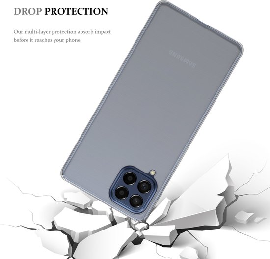 Coque Cadorabo pour Samsung Galaxy M53 5G en COMPLÈTEMENT TRANSPARENT - Coque de protection en silicone TPU souple