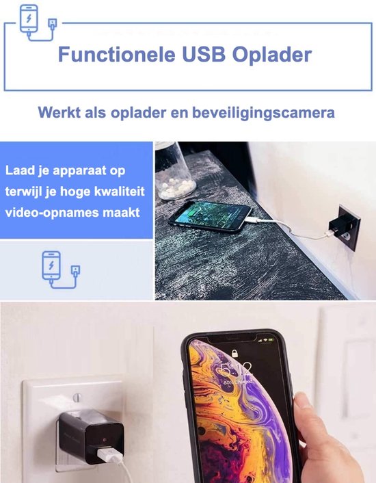 Mini Magnetische Full HD Home Security Camera - WiFi, IP - Zwart