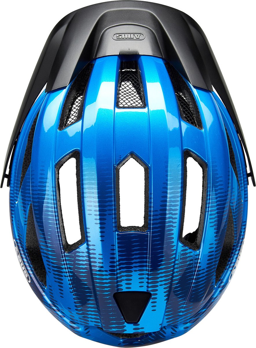 Fietshelm ABUS MACATOR steel blue M - 52-58 cm - blauw - Geschikt voor gebruik op elektrische fietsen - stadsfietsen - 300 g – foto 8