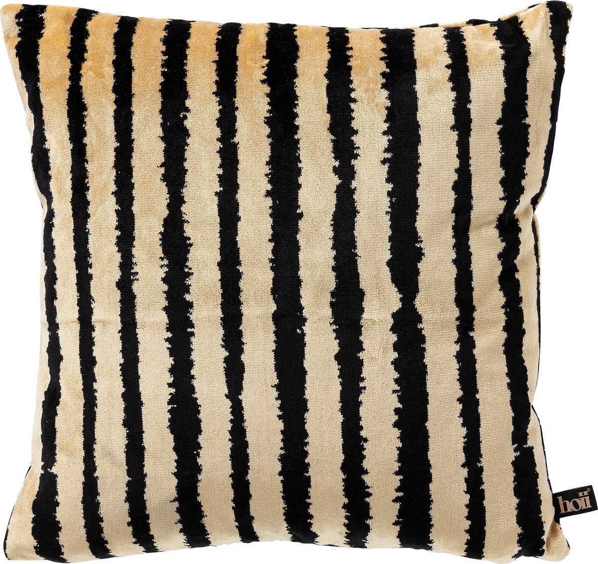 Hoii LORENZO | sierkussen 45x45 cm | Raven | zwart | multicolor | Hoii | met duurzame kussenvulling