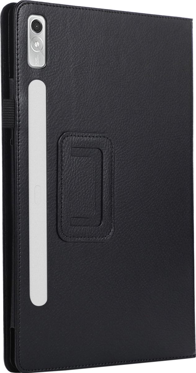 Mobigear Tablethoes geschikt voor Lenovo Tab P11 Pro Gen 2 Hoes | Mobigear Classic Bookcase + Stylus Houder - Zwart