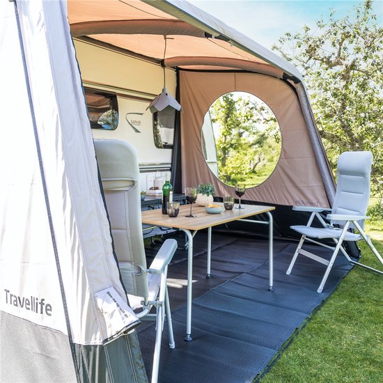 Foto: Travellife texel zonneluifel zijpanelen set 