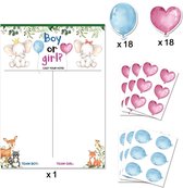 Genderreveal party game Team Boy of Team Girl 37-delig - babyshower - genderreveal - team - team girl - spel - zwanger - geboorte
