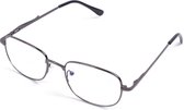 Benson Leesbril met Clip - Titanium Frame - Sterkte +3.50 - Zwart