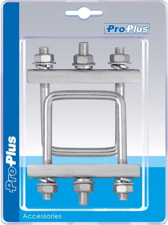 ProPlus U-beugel voor neuswielklem - vierkant - thermisch verzinkt - 60 mm - 2 stuks van ProPlus — afbeelding 3