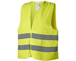ProPlus Reflecterend veiligheidsvest - geel - one size - klittenbandsluiting