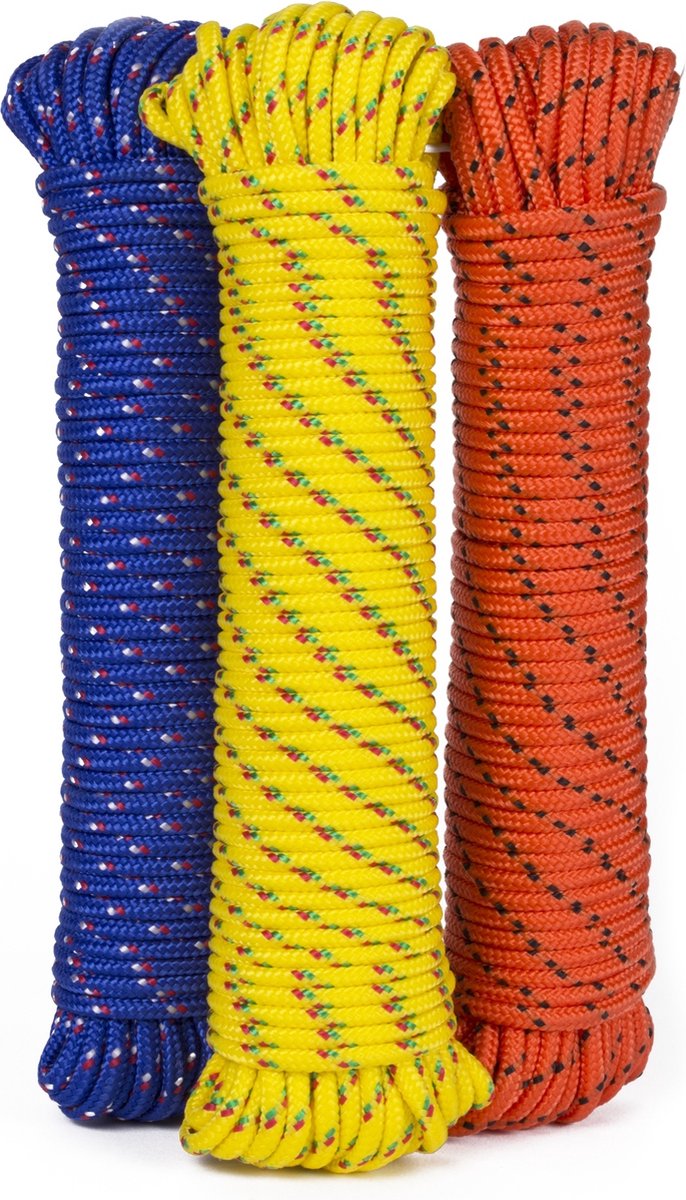 Corde / corde en nylon 6 mm x 10 mètres