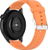 Bracelet Adapté pour Huawei Watch 3 Pro Siliconen Souple Oranje