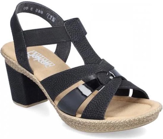Rieker dames lage schoenen, blauw 14, 38 EU