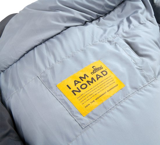 NOMAD® Inca Pro 1250 Slaapzak - 210x80cm Blauw - Lichtgewicht & Kwalitatief - Slaapzak - Incl Hoes - Gerecycled materiaal van NOMAD — afbeelding 2